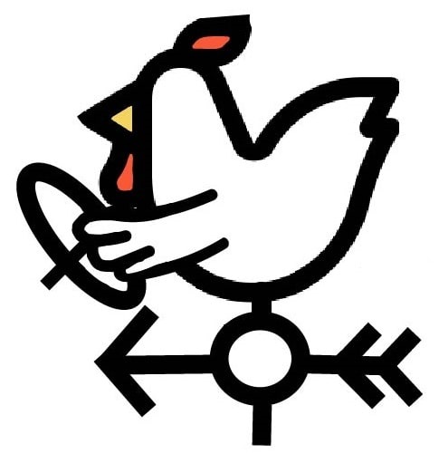 logo of rooster driving