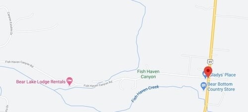 map of Fish Haven