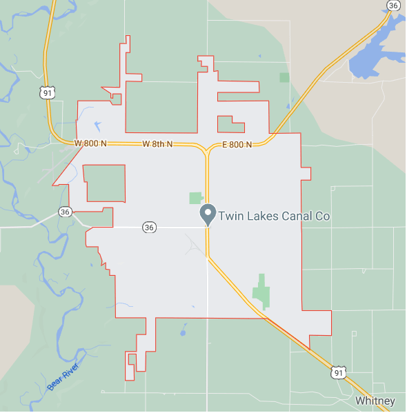 map of Preston